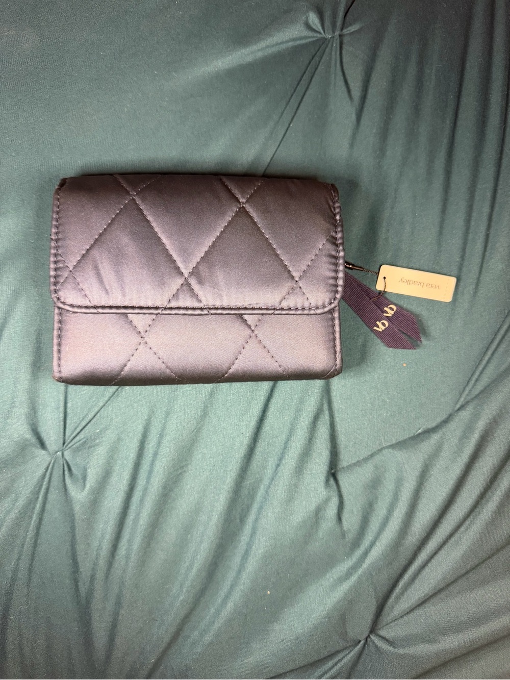Vera Bradley Riley Ultralight Wallet in Peacoat BRAND NEW!